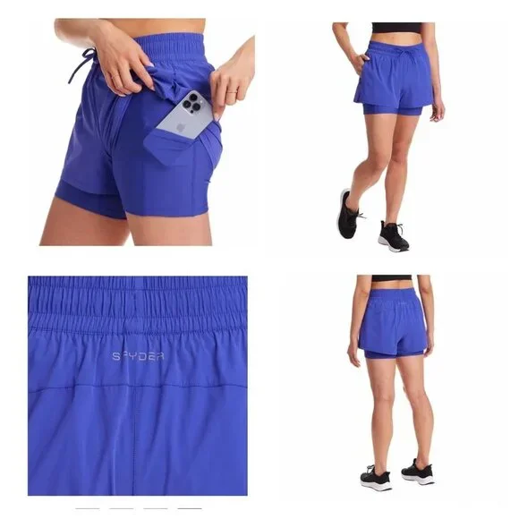 Spyder | Shorts | New Spyder Womens Reflective 4 Way Stretch